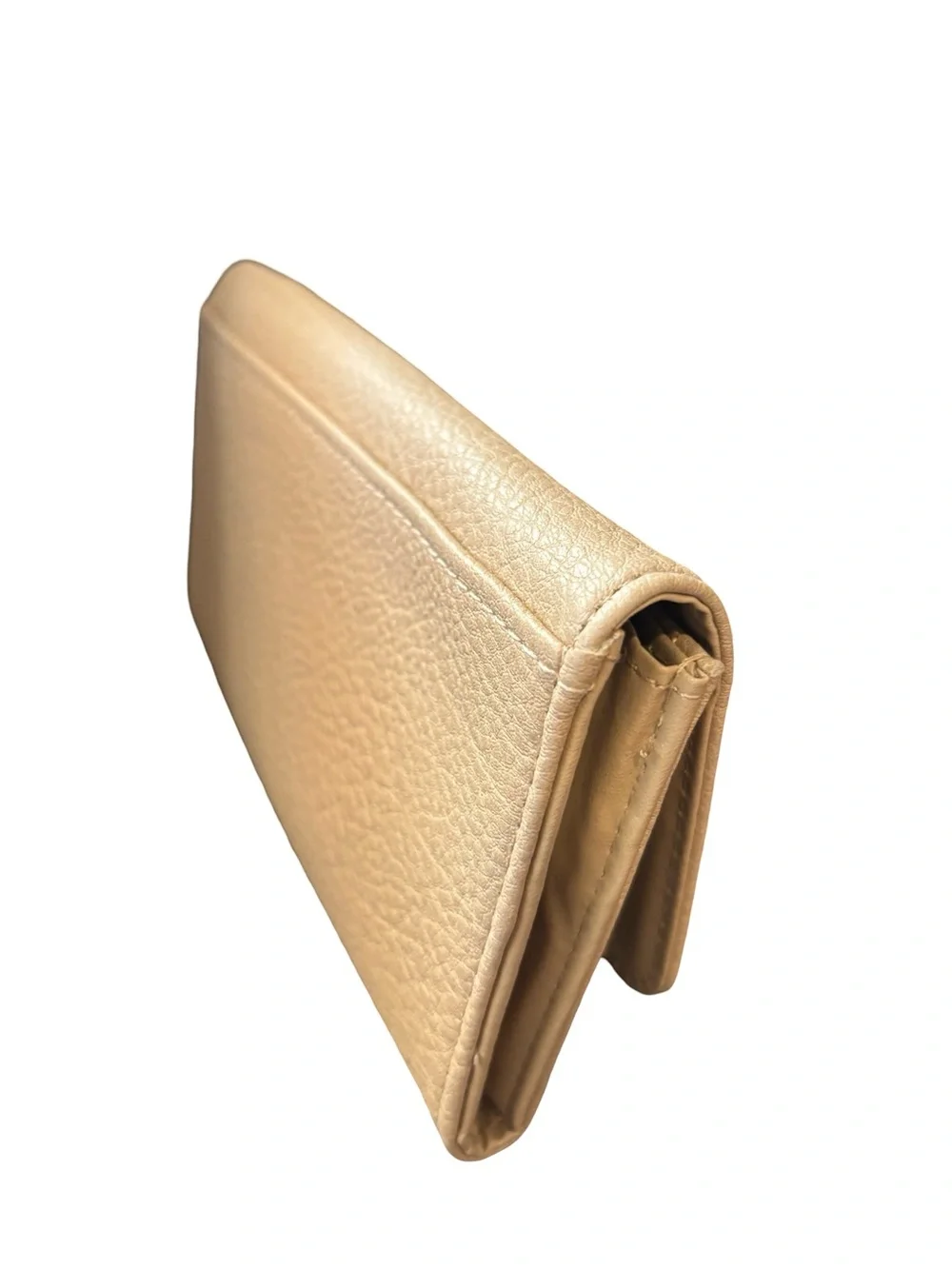 London Fog Tan Pebbled Leather Wallet
